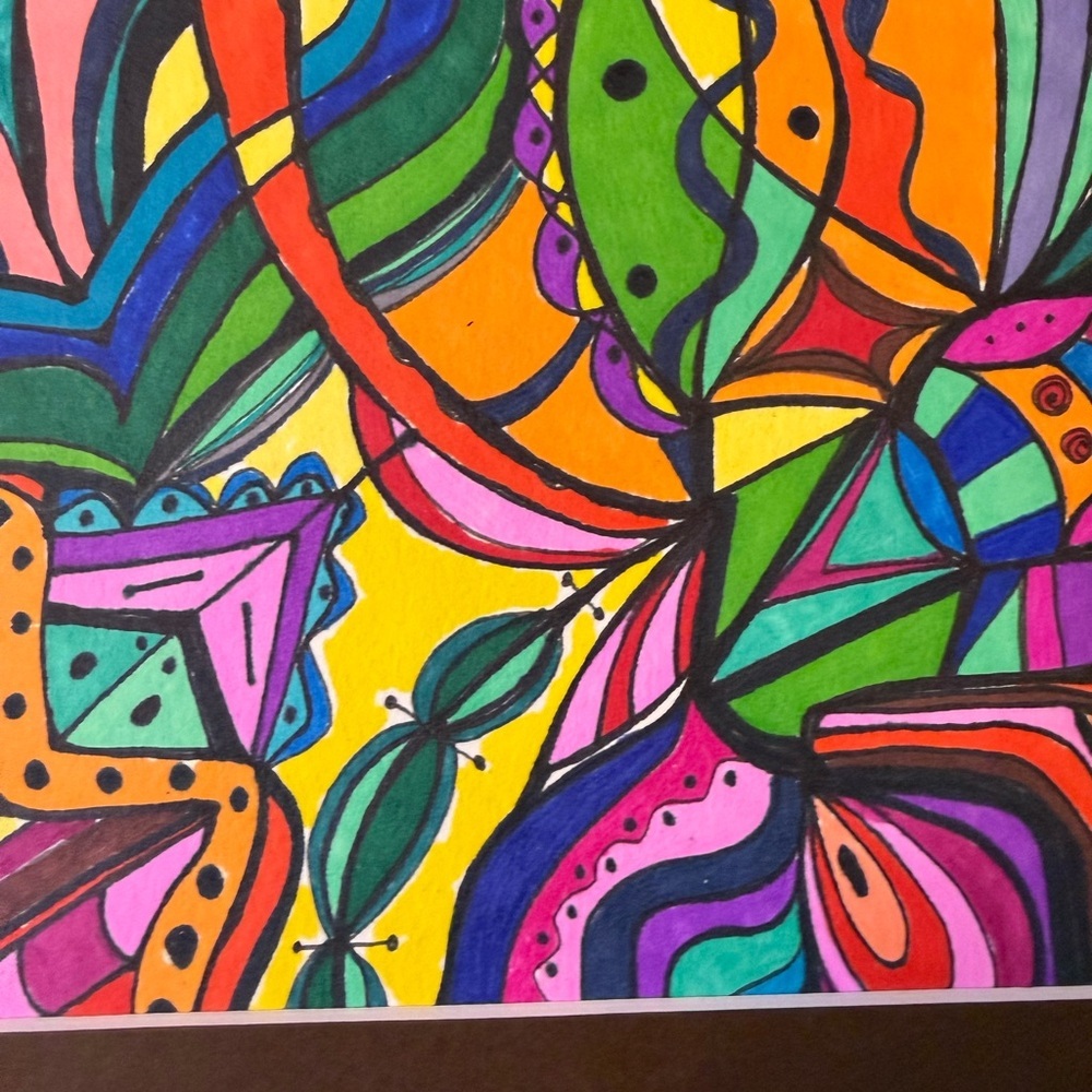 Original Intuitive Abstract Drawing - Picture 4 of 6